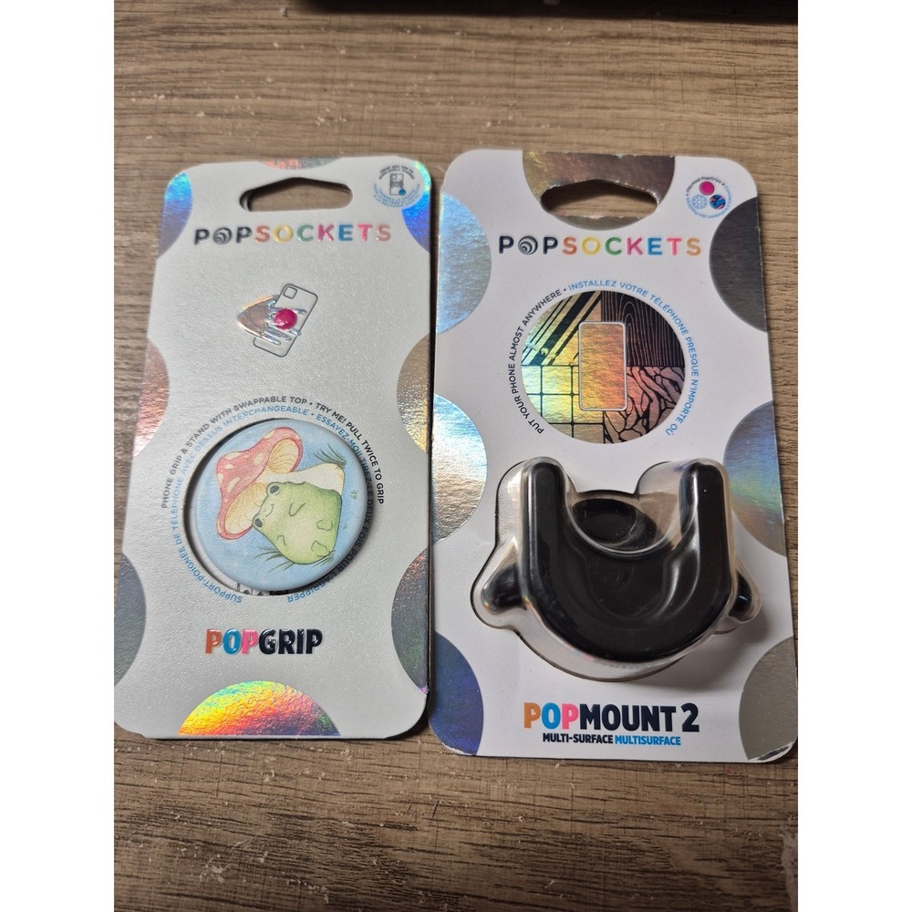 PopSockets Single Grip Stand Sleepy Frog Swappable PopTop & PopMount 2 s4